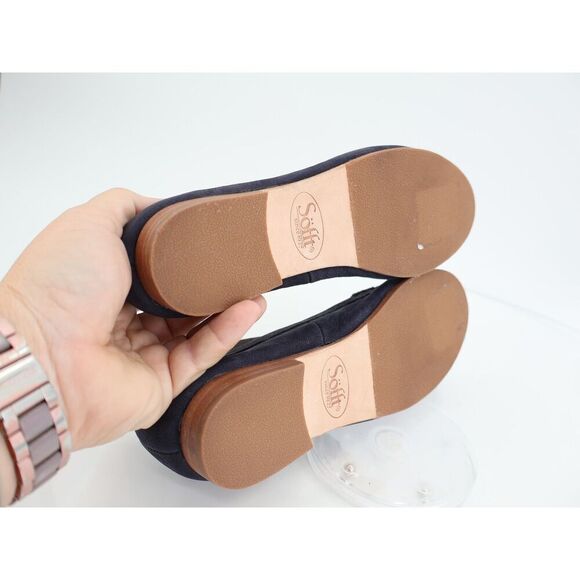 Sofft Kambray Loafer Blue Leather Slip On Shoes Size 6 Flat Comfy - Picture 8 of 11